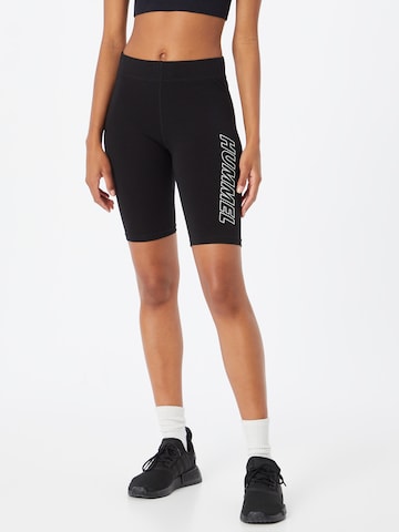 Hummel Skinny Sportbroek 'Maja' in Zwart: voorkant