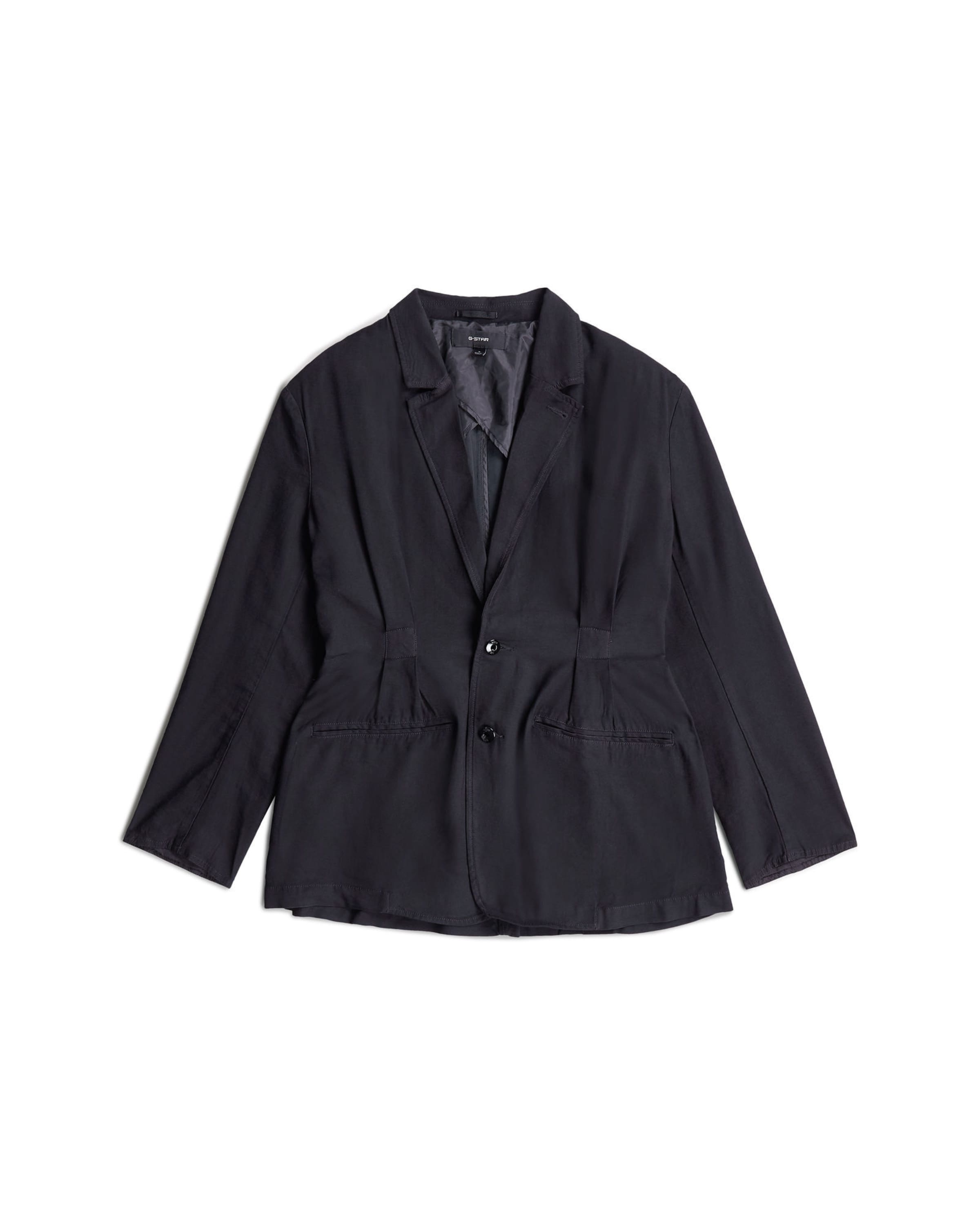 G-STAR Blazer 'Cinched Blazer' in Black: front