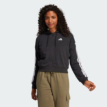 ADIDAS SPORTSWEAR Спортивная кофта 'Essentials' в Черный: спереди
