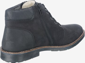 Rieker Lace-Up Boots in Black