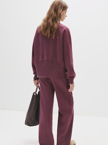 Pull&Bear Sweatshirt in Purple