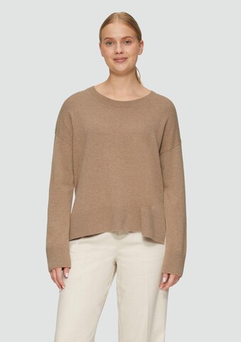 s.Oliver Pullover in Braun: Vorderseite