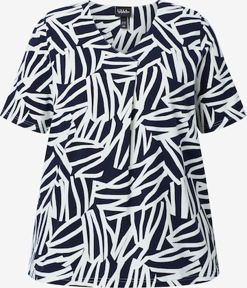 Ulla Popken Shirt in Schwarz: Vorderseite