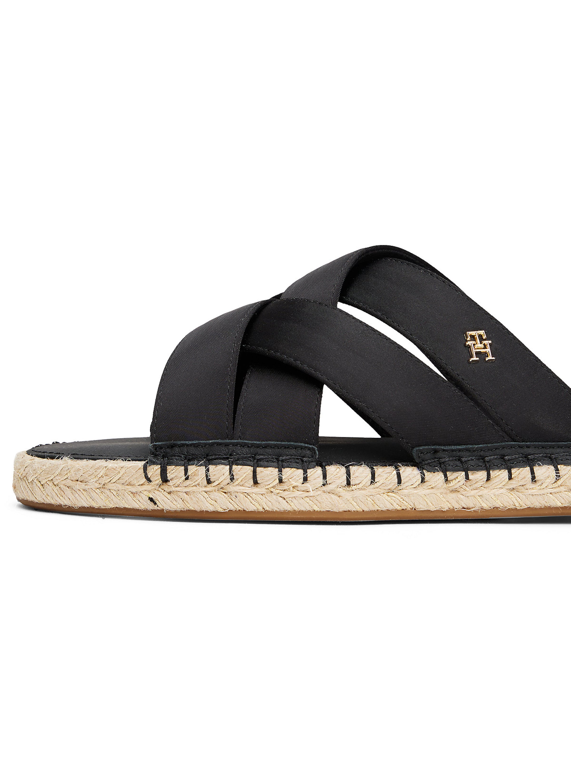 TOMMY HILFIGER Pantolette in Schwarz