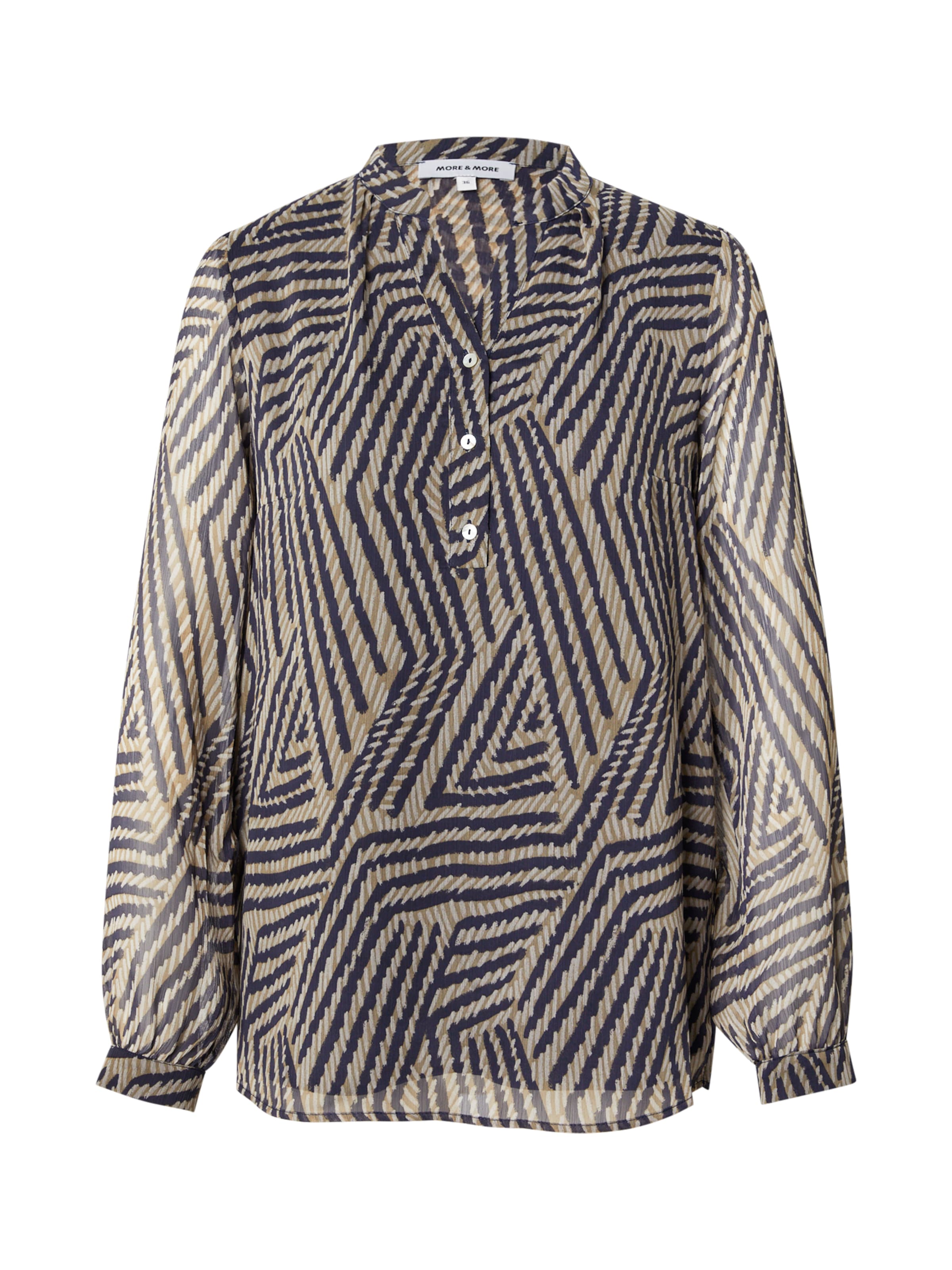 Camicia da donna di MORE & MORE in blu: frontale