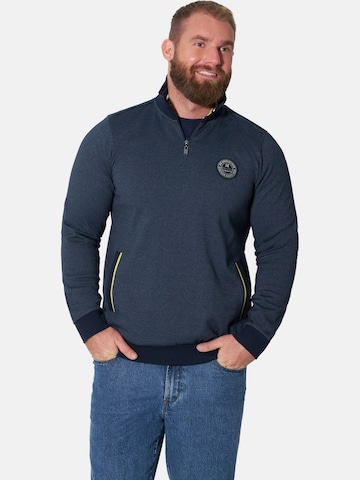 Jan Vanderstorm Sweatshirt 'Rokert' in Blue: front