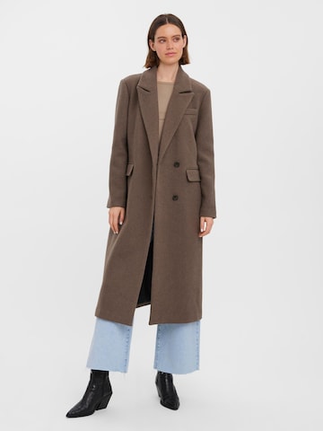 Manteau mi-saison 'Netavega' VERO MODA en marron : devant