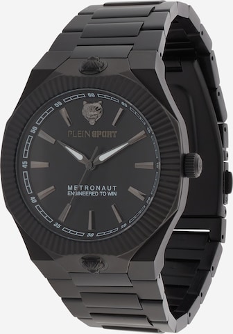 Plein Sport Analoguhr 'Metronaut 42mm' in Schwarz: Vorderseite