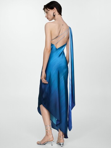 MANGO Společenské šaty 'Cielo' – modrá