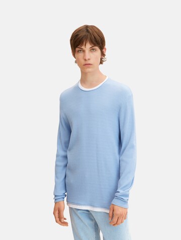 TOM TAILOR DENIM Pullover in Blau: predná strana