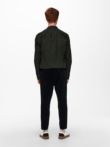 Only & Sons Regular Trousers 'Linus' in Black