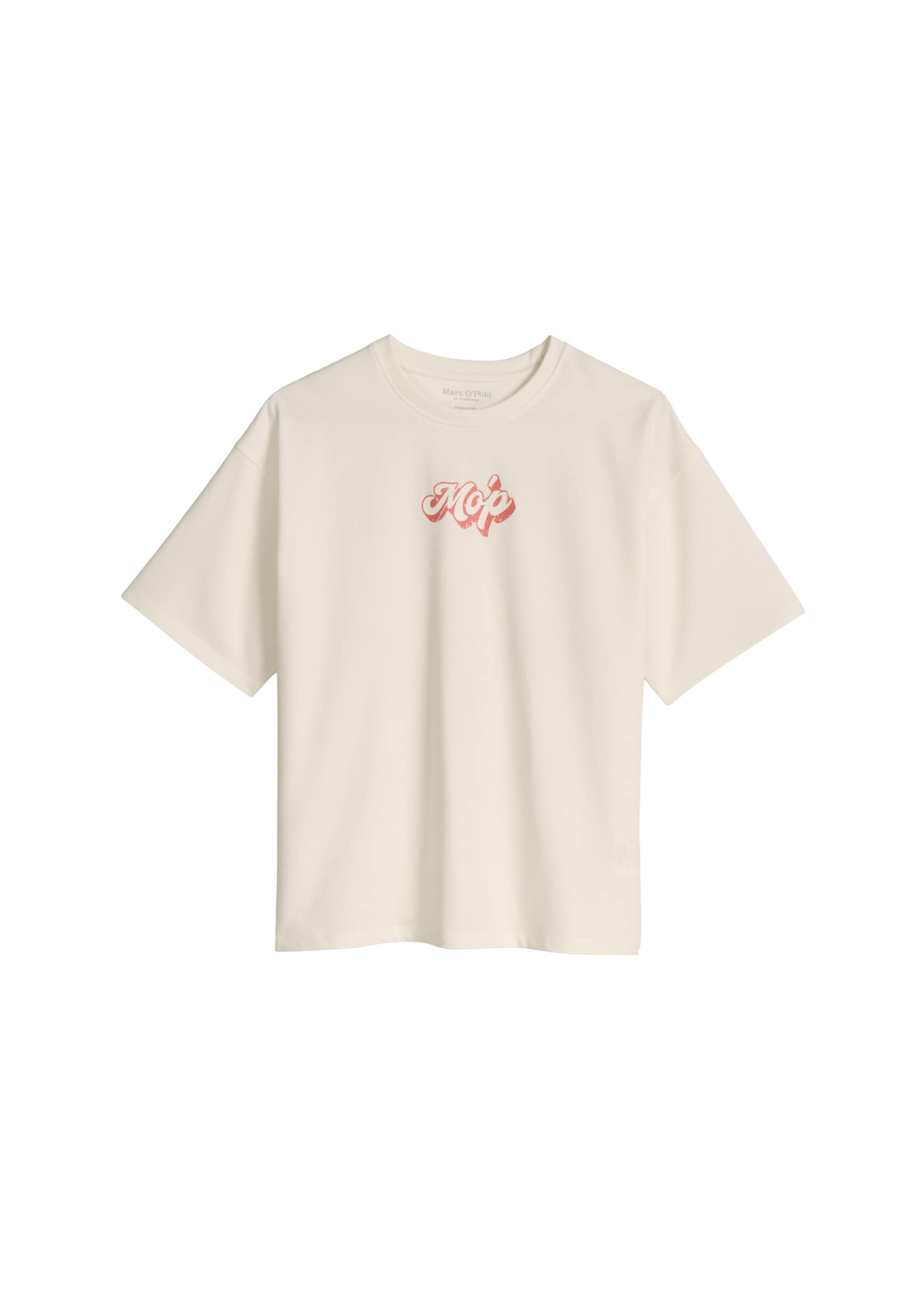 T-Shirt Marc O'Polo en beige : devant