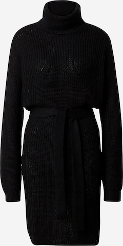 JDY Stickad klänning 'MEGAN' i svart: framsida