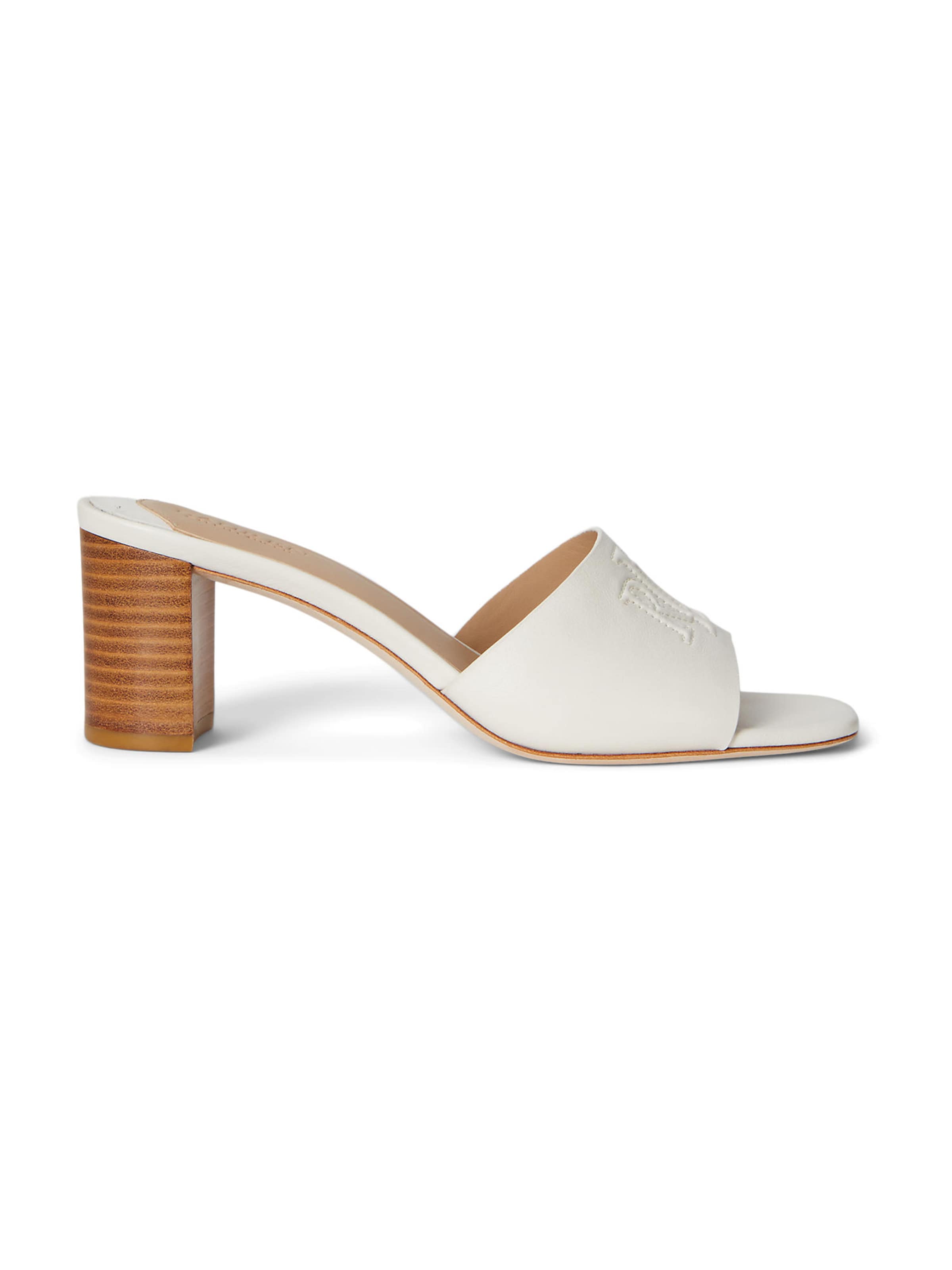 Mule 'EVERLEY' Lauren Ralph Lauren en blanc : devant