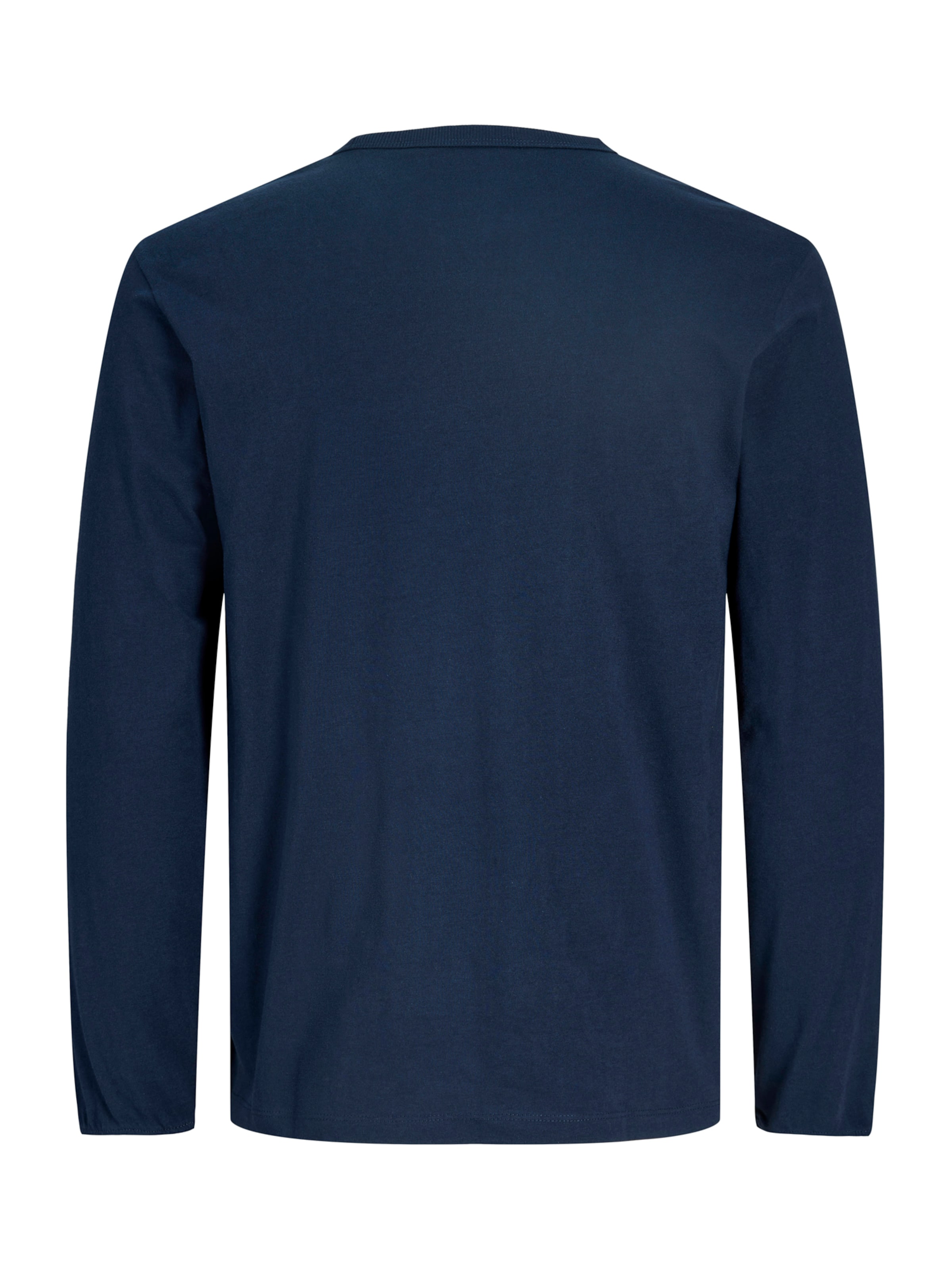 Jack & Jones Plus Футболка 'JJCOLLEGE' в Синий