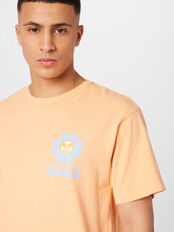 Obey - Camiseta en naranja