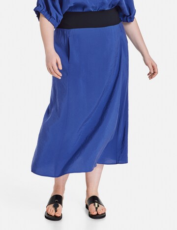 SAMOON Skirt in Blue