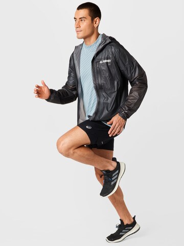 ADIDAS TERREX Spordijope 'Agravic 2.5-Layer Rain', värv must