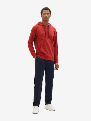 TOM TAILOR - Sweatshirt em vermelho