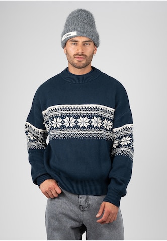 Pullover di Prohibited in blu: frontale