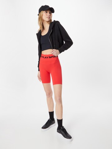 ONLY PLAY Skinny Sportovní kalhoty 'ANA' – červená