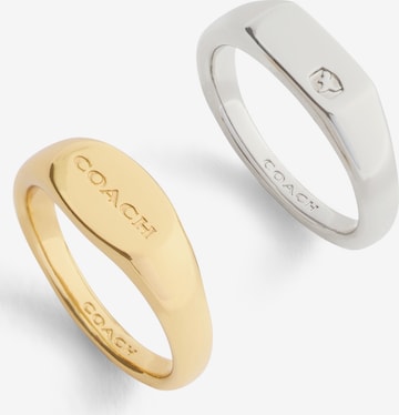 sidabrinė COACH Žiedas: priekis