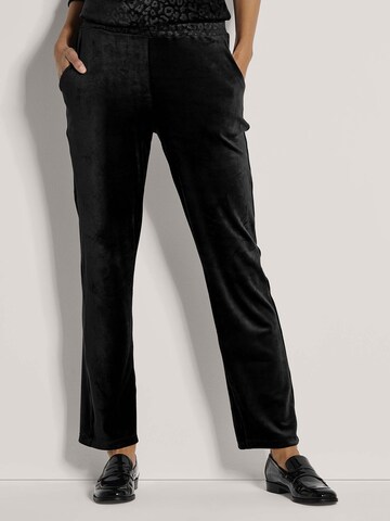 Regular Pantalon MADELEINE en noir : devant