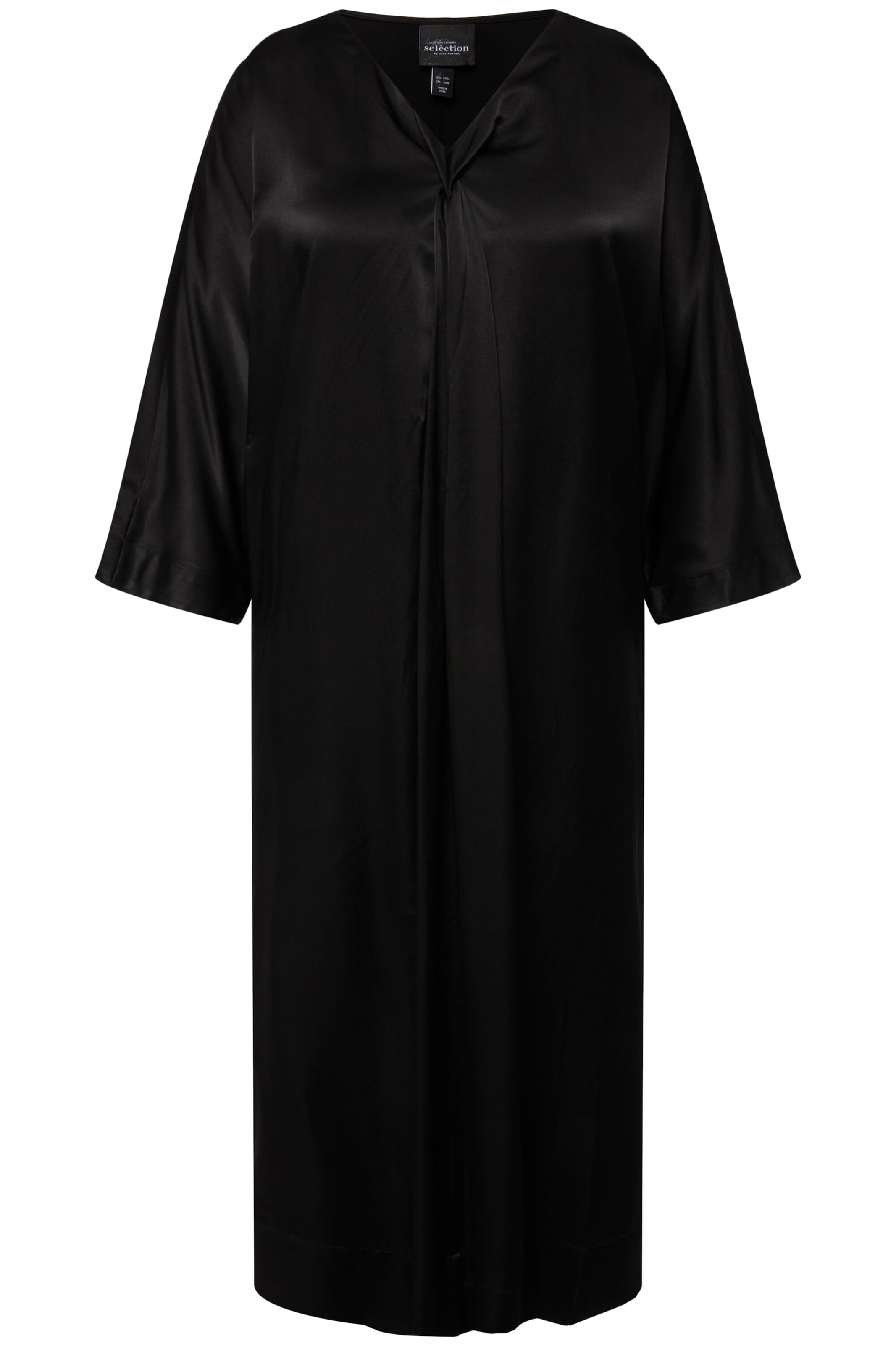 Ulla Popken Abendkleid in Schwarz: Vorderseite