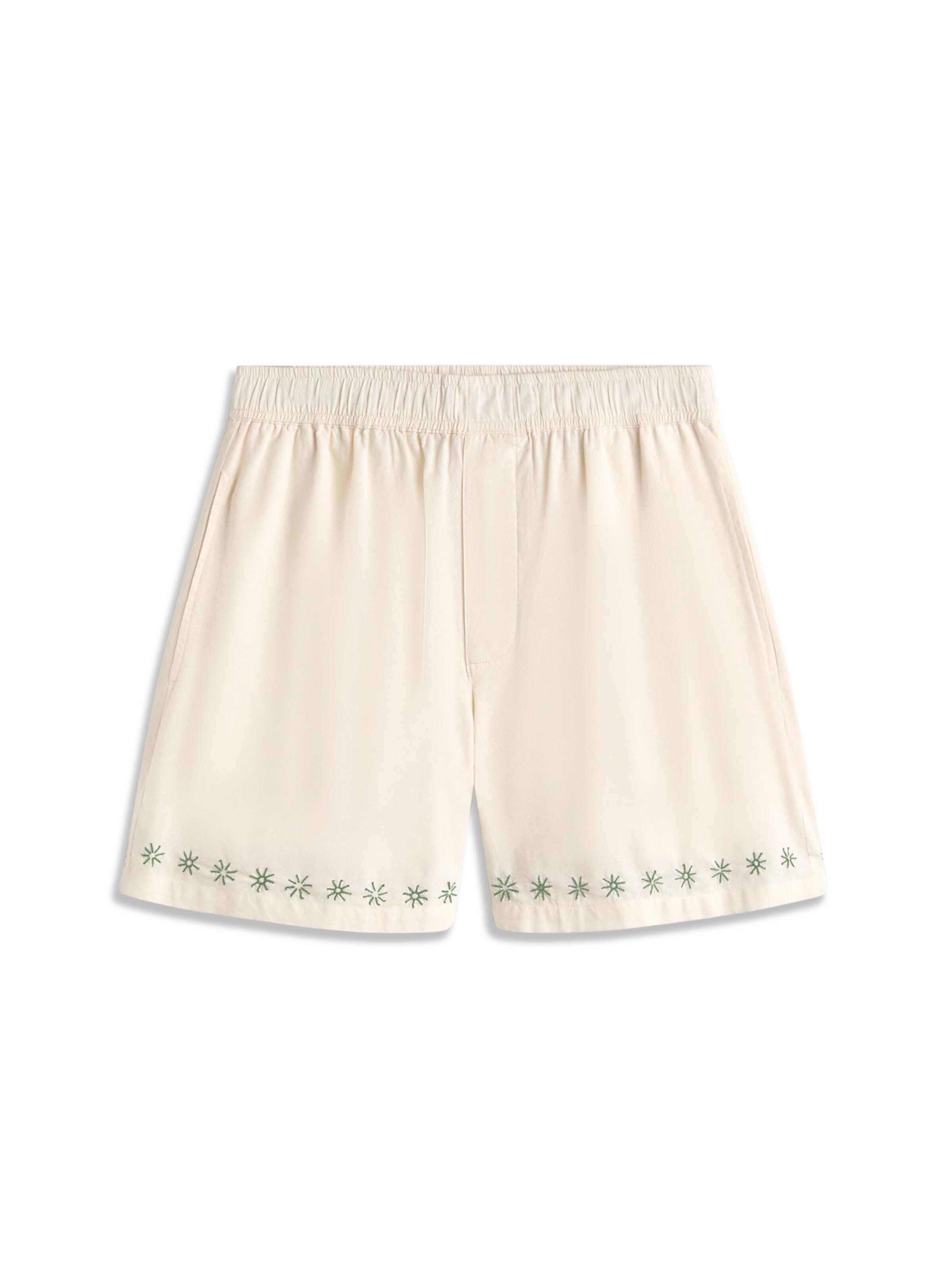 Thinking MU Regular Pants 'HAITAM' in White: front