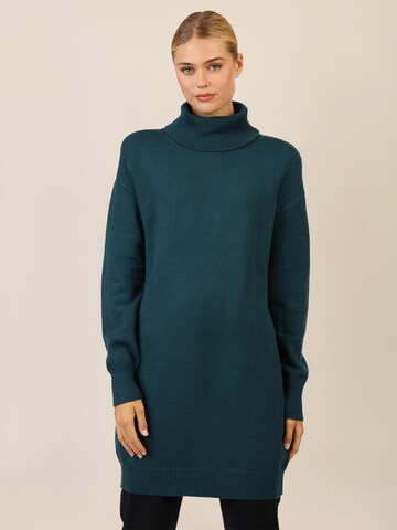 APART Strickkleid in Grün: Vorderseite