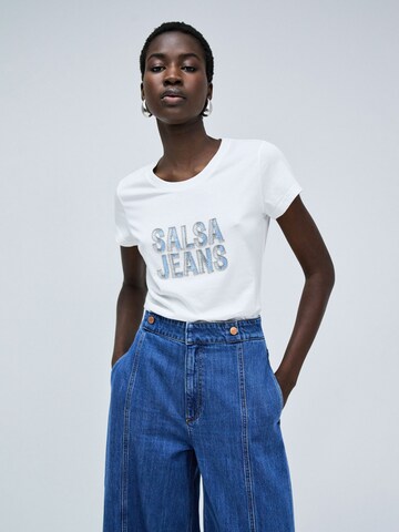 Salsa Jeans T-Shirt in Beige: Vorderseite