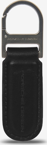Porsche Design Key Ring in Black: front