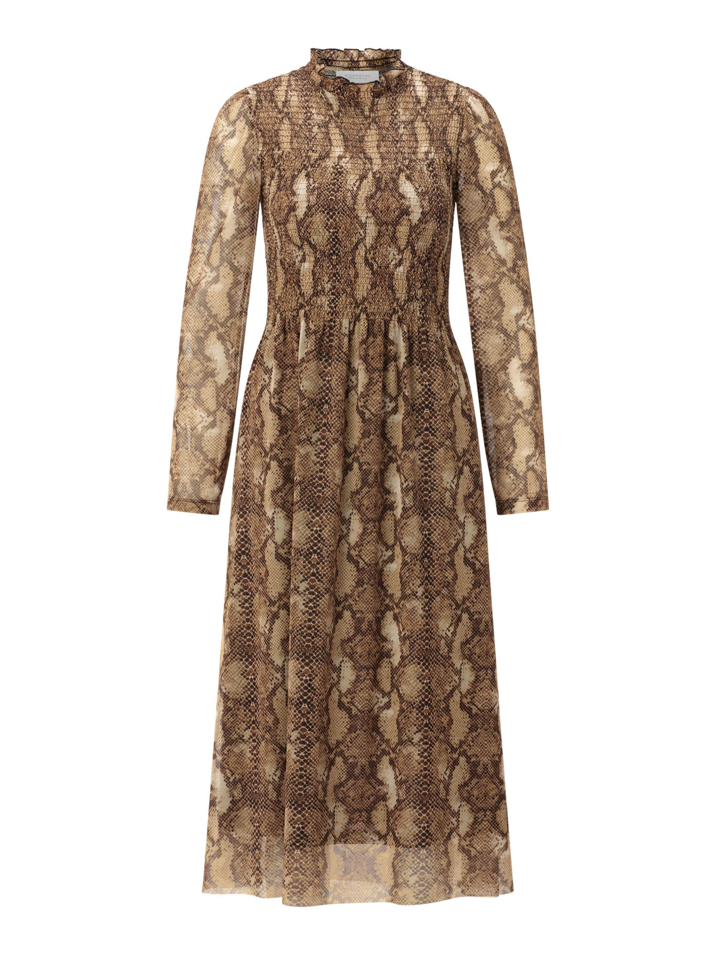 Rich & Royal Dress in Brown: front