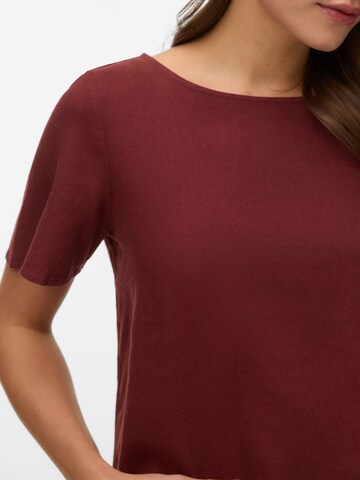 VERO MODA - Camiseta en marrón