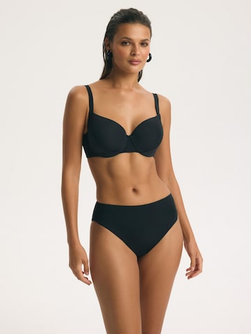 ESOTIQ Bikini bottom 'Bikini High Leg BASE, klassischer Schnitt' in Black