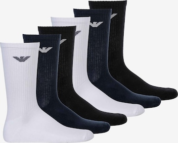 Chaussettes de sport Emporio Armani en mélange de couleurs : devant