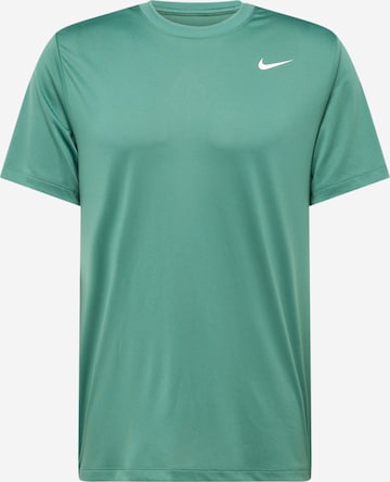 T-Shirt fonctionnel NIKE en vert : devant