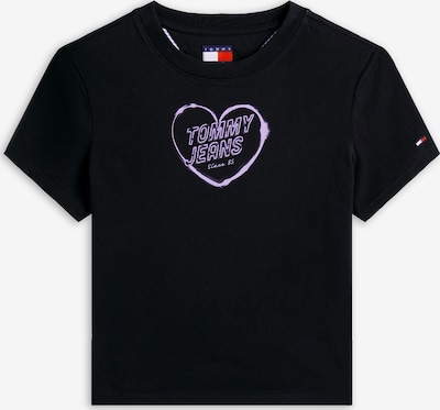 Tommy Jeans Paita 'HEART' värissä laventeli / musta, Tuotenäkymä