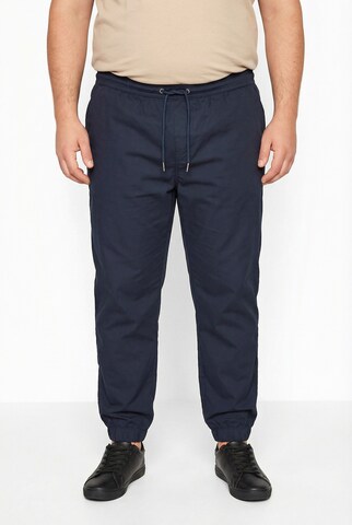 Men Plus Loosefit Hose in Blau: Vorderseite