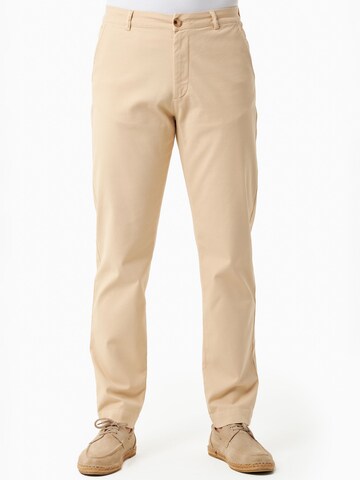 Organication Skinny Hose in Beige: Vorderseite