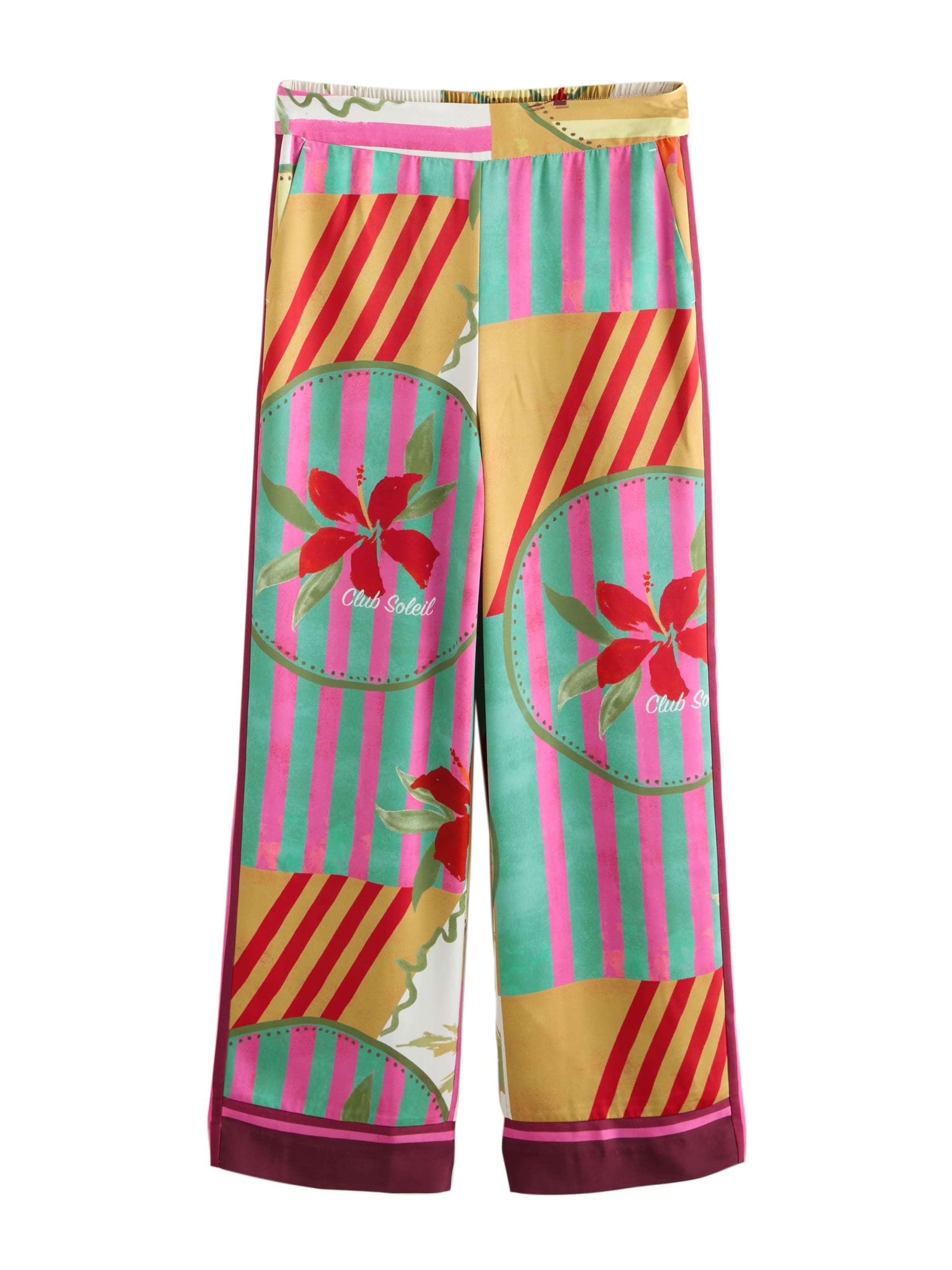 Next Trousers in 34/Regular in Turquoise / Orange / Light pink / Fire red, Item view