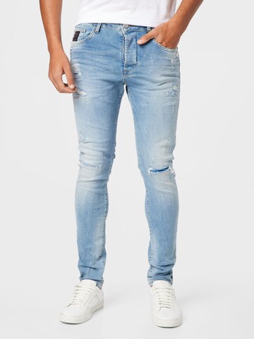 Elias Rumelis Slimfit Jeans 'Noel' in Blauw: voorkant