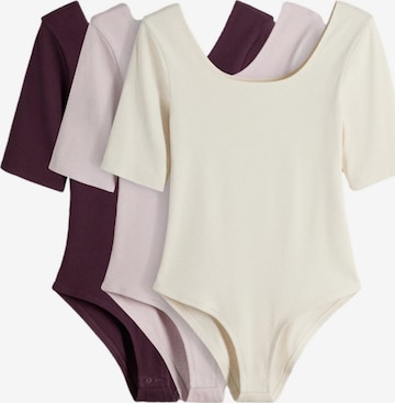 Shirtbody The Set en beige : devant