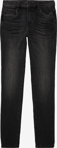 TOM TAILOR Slimfit Jeans in Zwart: voorkant
