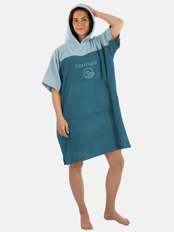 normani Long Bathrobe 'Kuta' in Blue