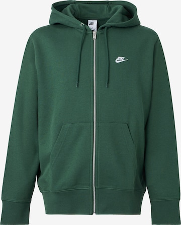 Nike Sportswear Mikina 'Club Fleece' – zelená: přední strana