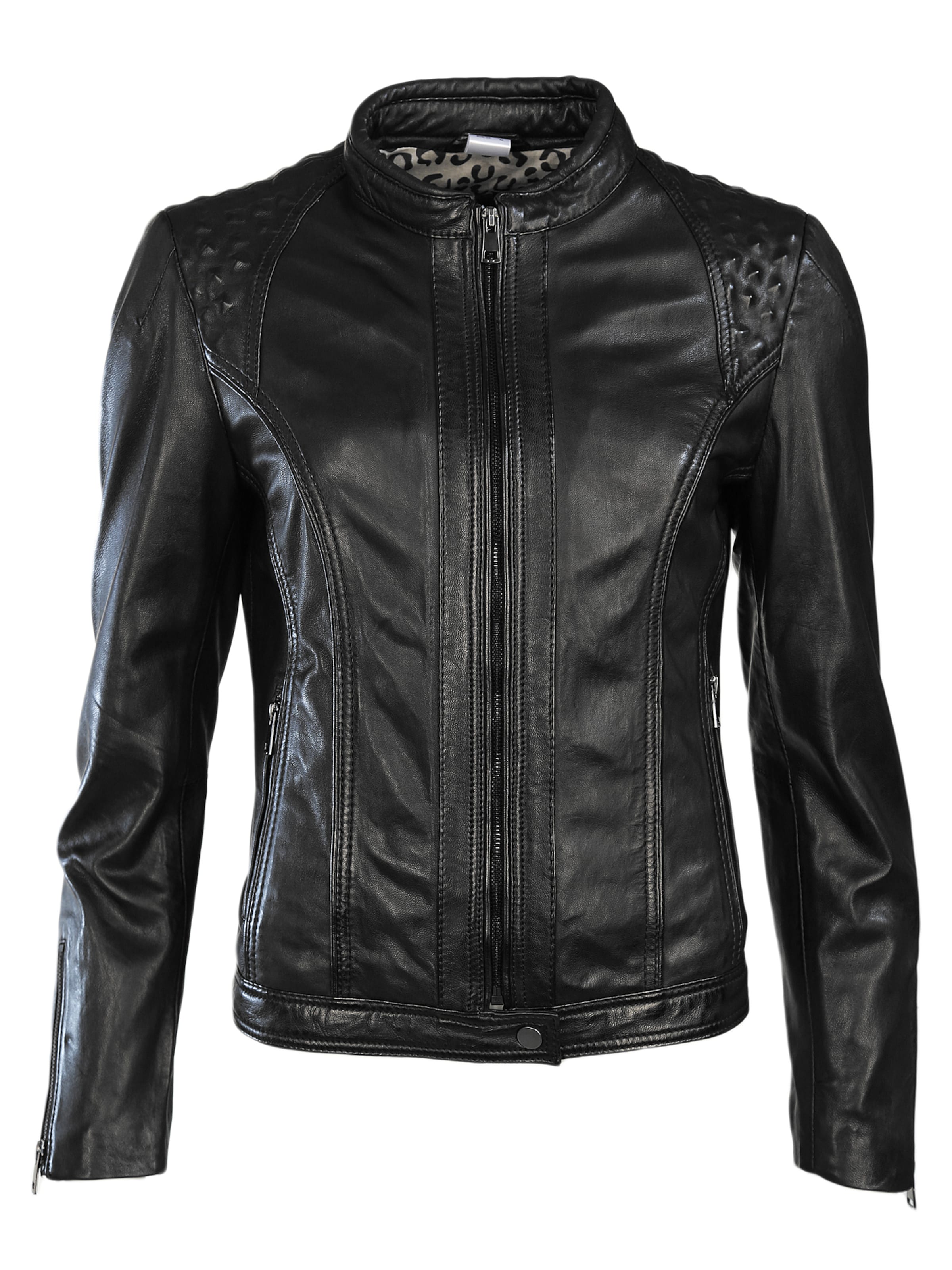 JCC Tussenjas 'Cabira' in Zwart: voorkant