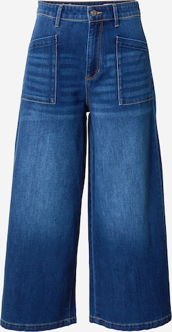 s.Oliver Wide leg Jeans i blå: framsida