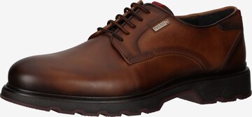 PIKOLINOS Lace-Up Shoes in Brown: front