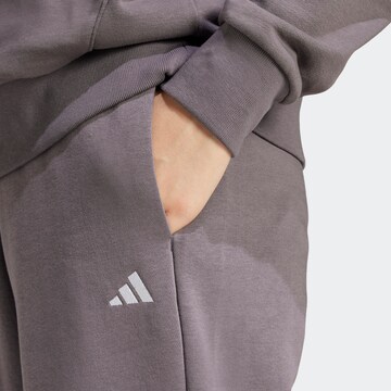 ADIDAS SPORTSWEAR Wide leg Παντελόνι φόρμας σε γκρι